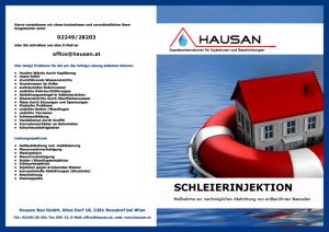 Hausan Bau GmbH Schleierinjekton Folder